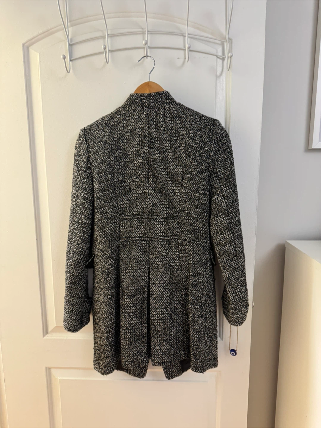 Winter coat with unique details - size S - photo 3