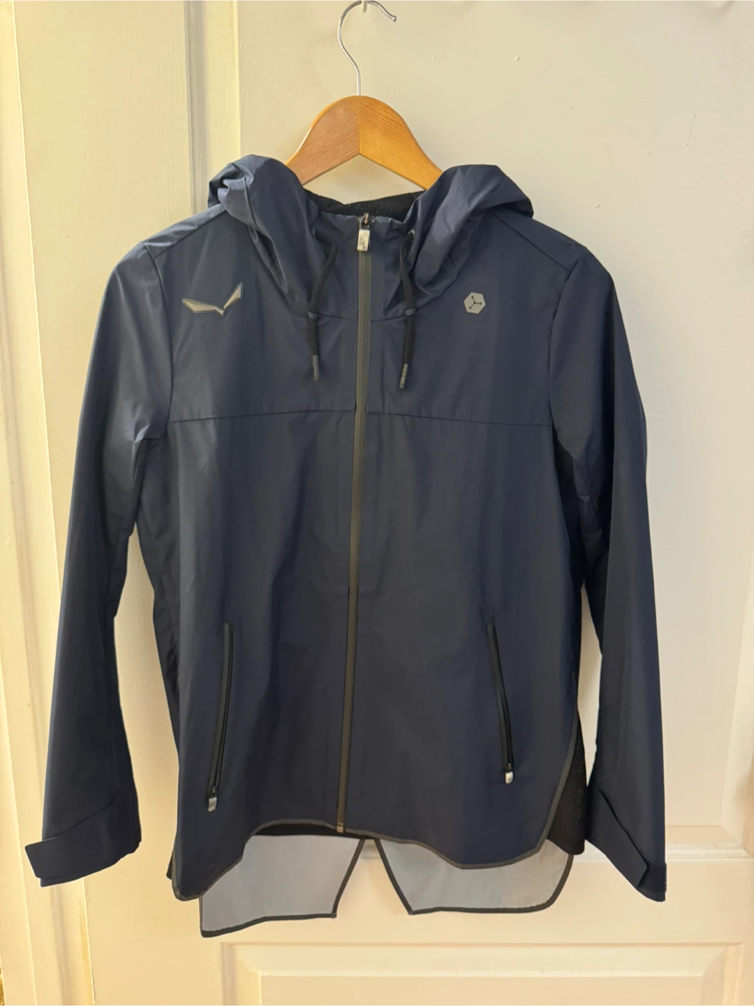 NWOT Salewa Navy Blue Rain Jacket Size S