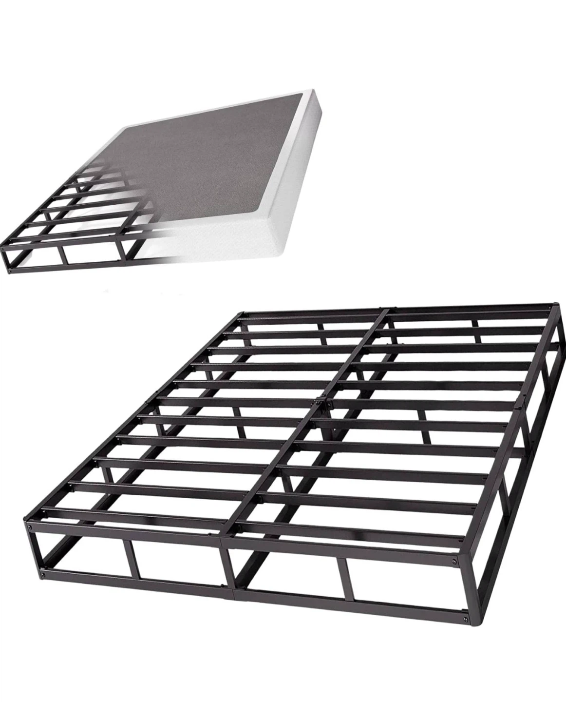 King Size Bed Frame & Box Spring - 76"x80" - photo 2