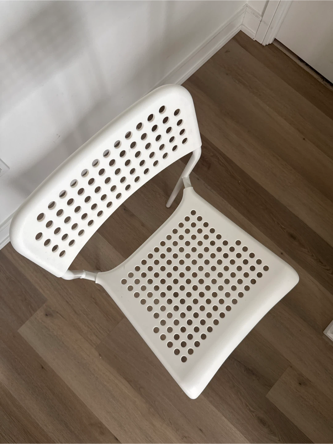 White IKEA VILMAR Chairs (Set of 2)
