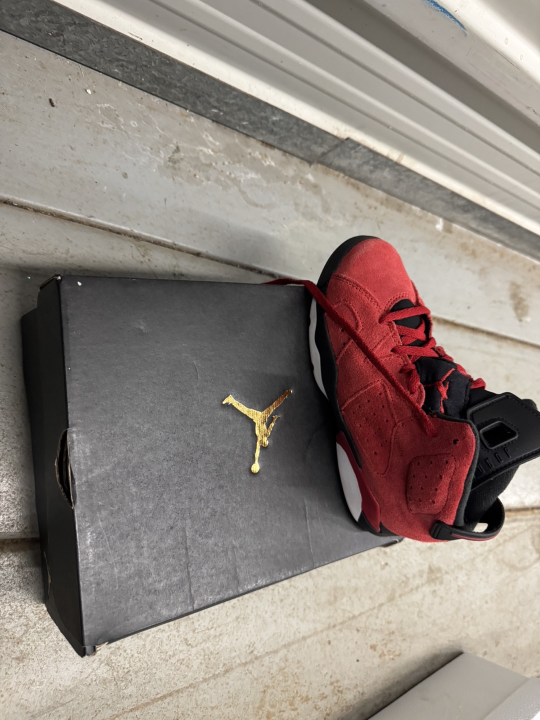 Jordan 6 Retro (PS) Varsity Red/Black Size 1Y