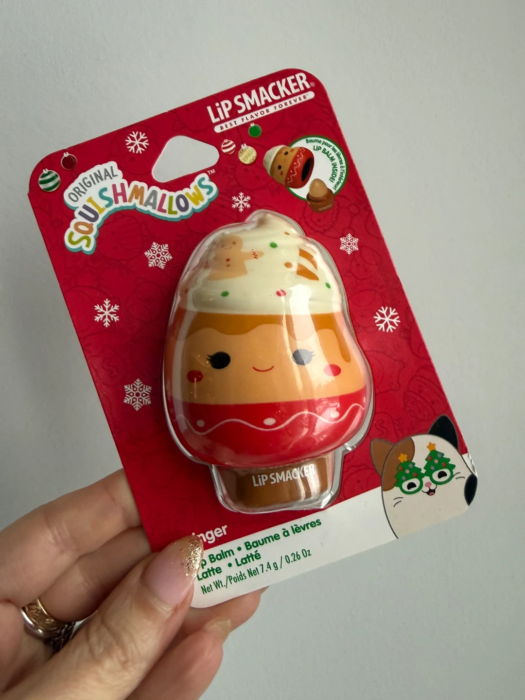 New Lip Smacker Squishmallows Ginger Latte Lip Balm