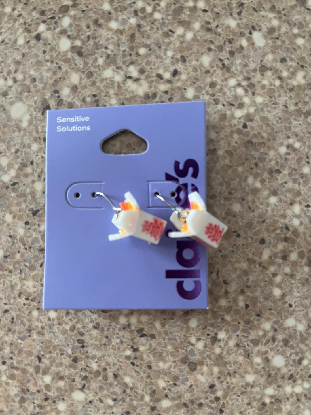 Claire's Takeout Box Earrings