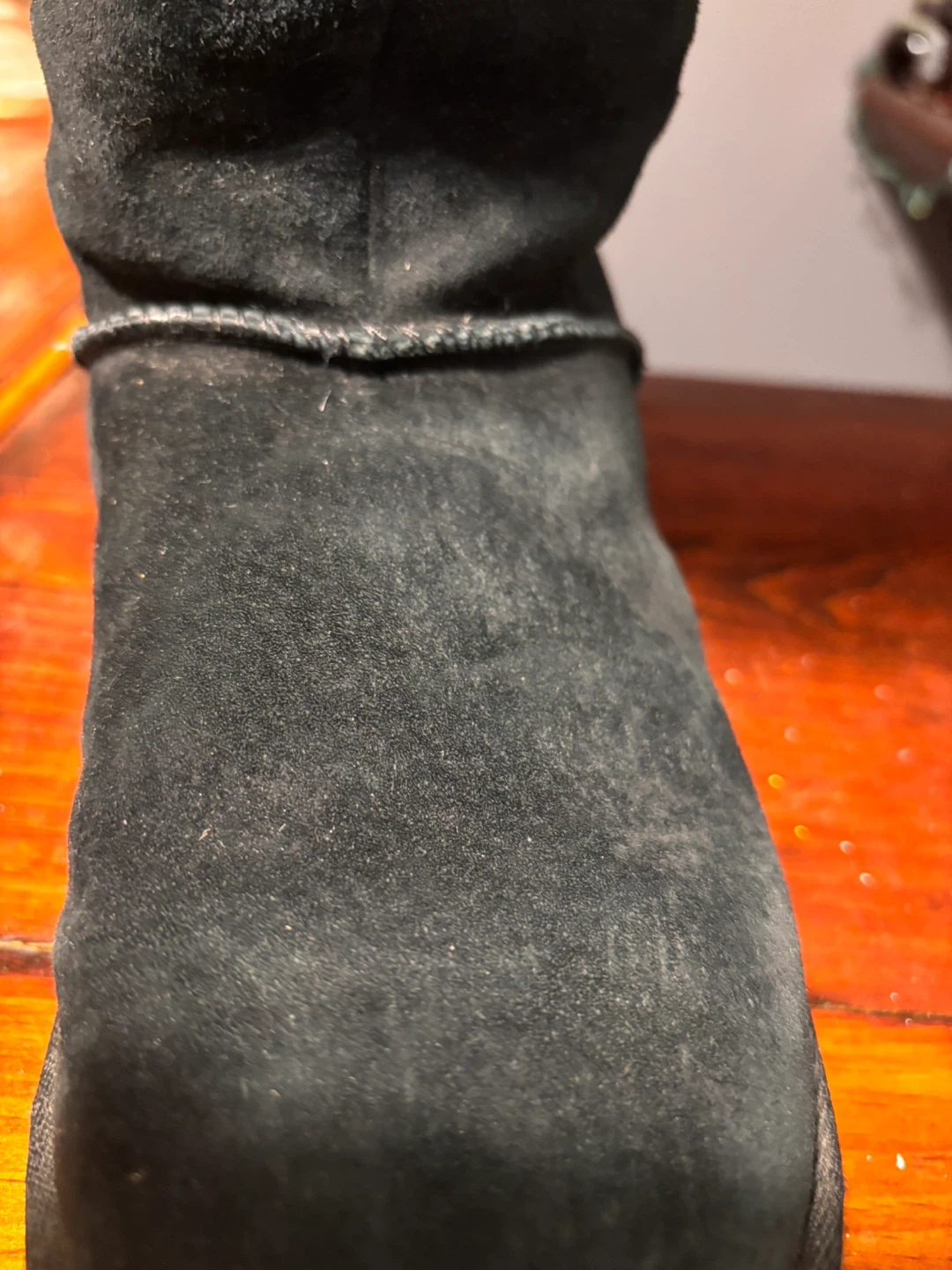 Ugg Black Fur Trimmed Boots - photo 3