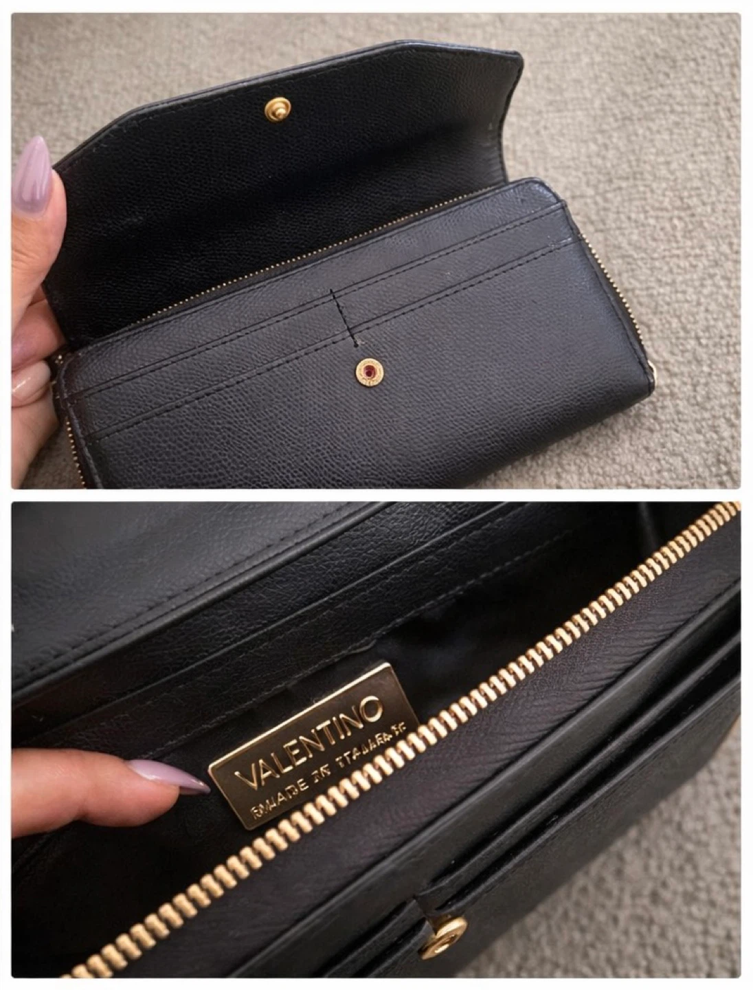 Valentino Black Leather Wallet - photo 2