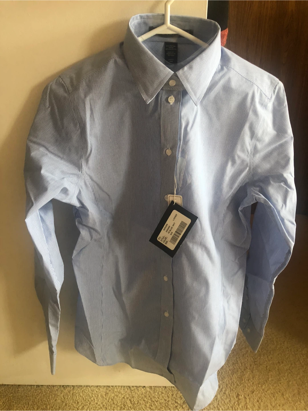 Devon & Jones Ladies' Shirt - Blue/White, M/M (New) - photo 4