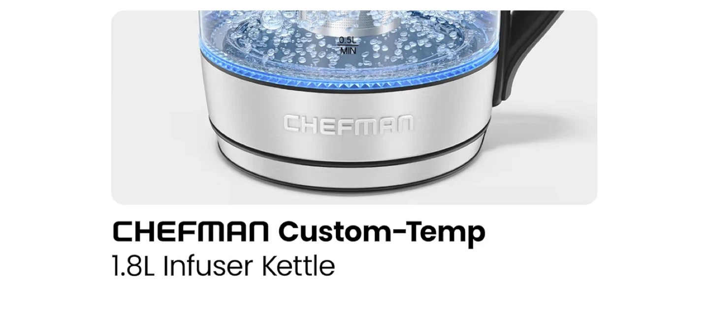Chefman Custom-Temp 1.8L Infuser Kettle - photo 3