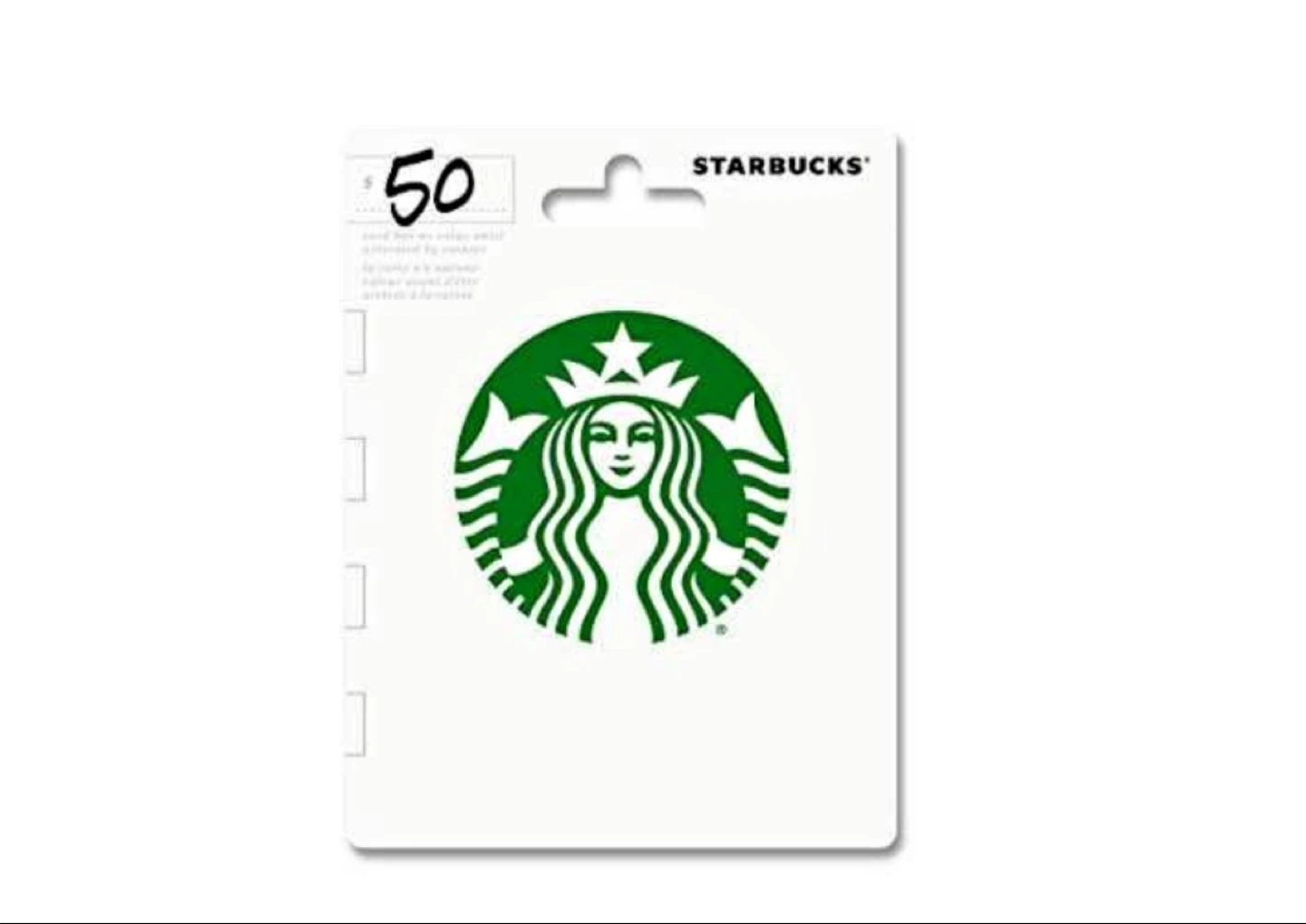 Starbucks $50 Giftcard