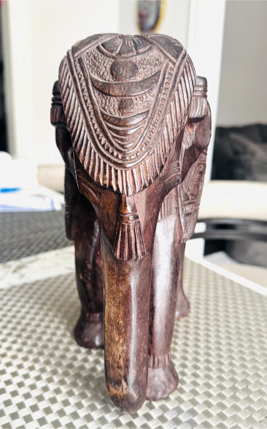 Wooden Elephant Figurine (11”x11”x5”) ~2Kg $85/Each