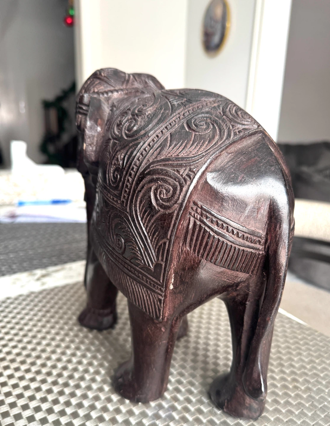 Wooden Elephant Figurine (11”x11”x5”) ~2Kg $85/Each - photo 5