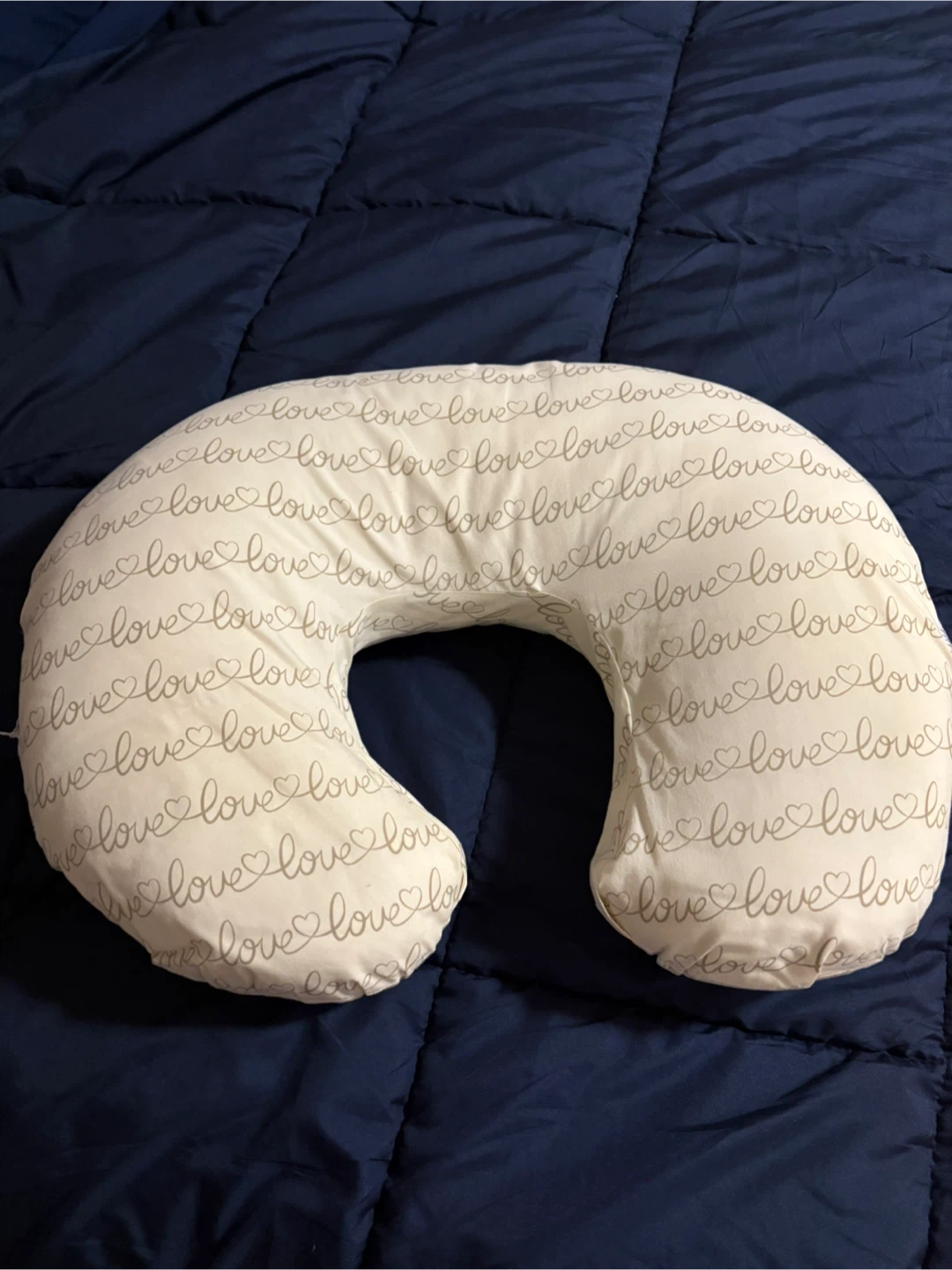 Boppy Pillow - Love Pattern
