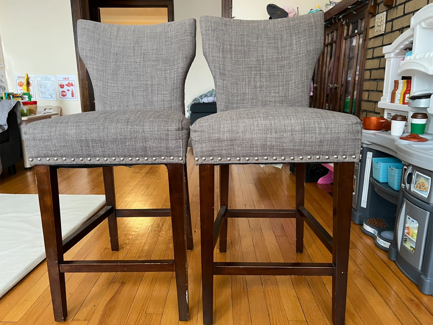 Set of 2 Counter Height Stools