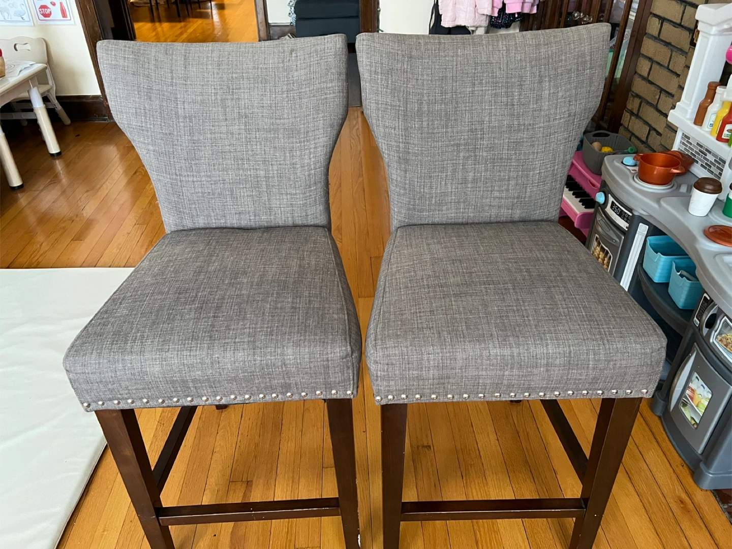 Set of 2 Counter Height Stools - photo 2