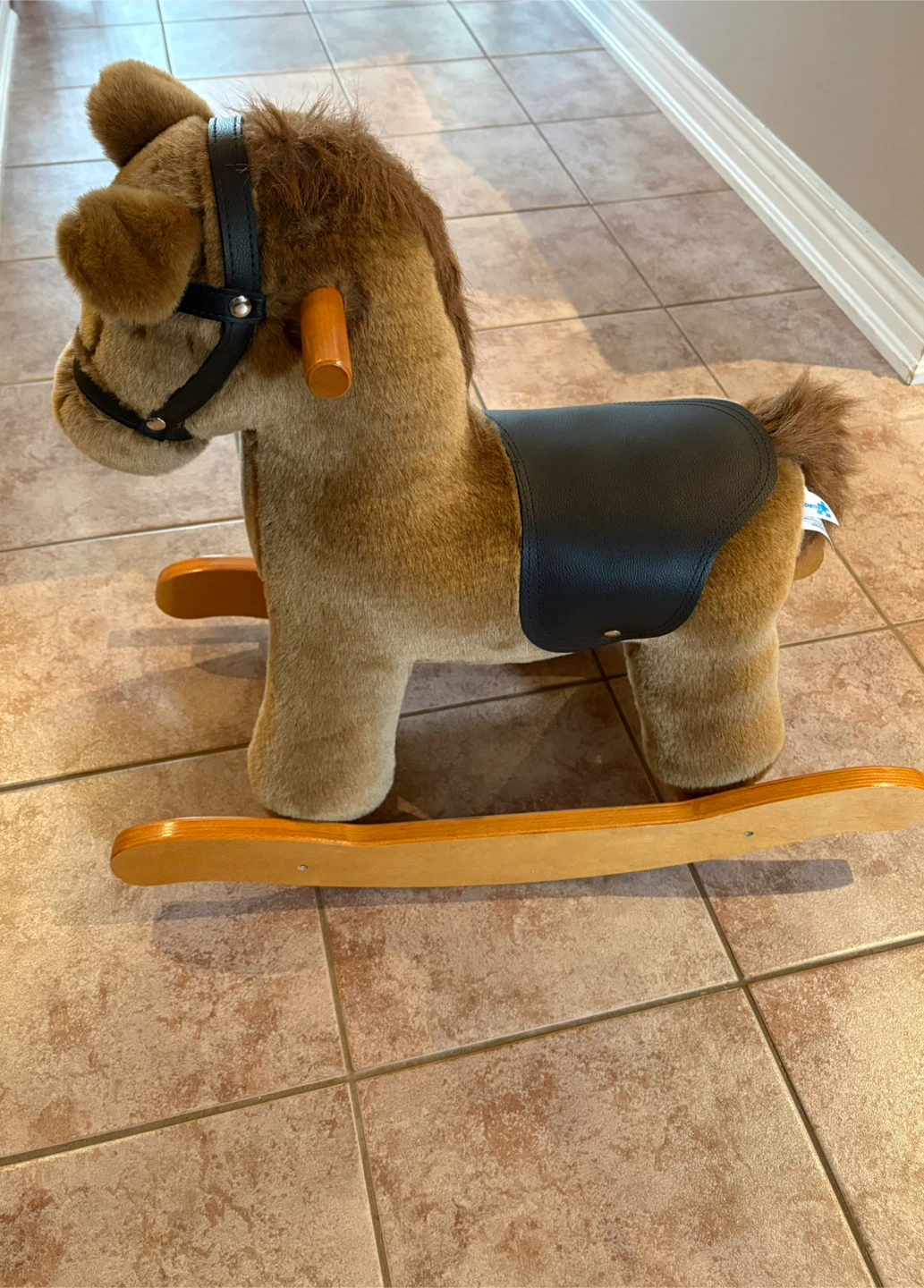 Rocking Horse Plush Ride-On Toy