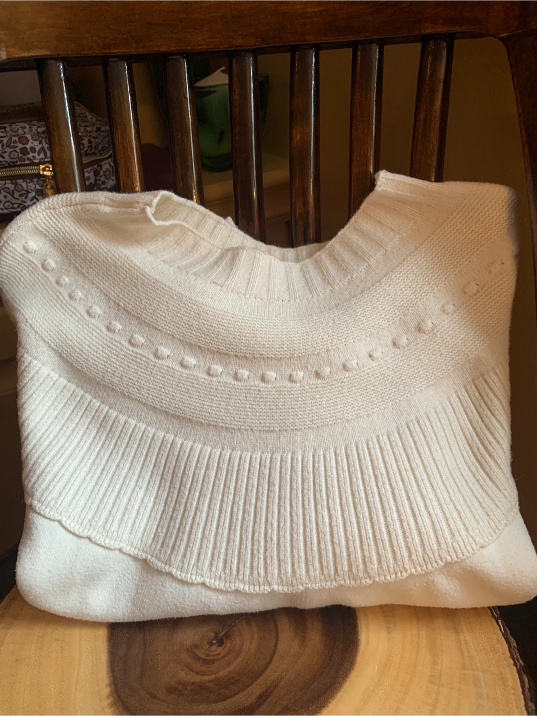 Zara Winter Cream Sweater - photo 5