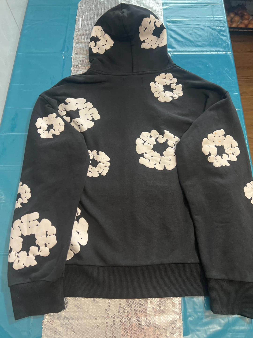 Denim Tears Black Hoodie - Size M - photo 2