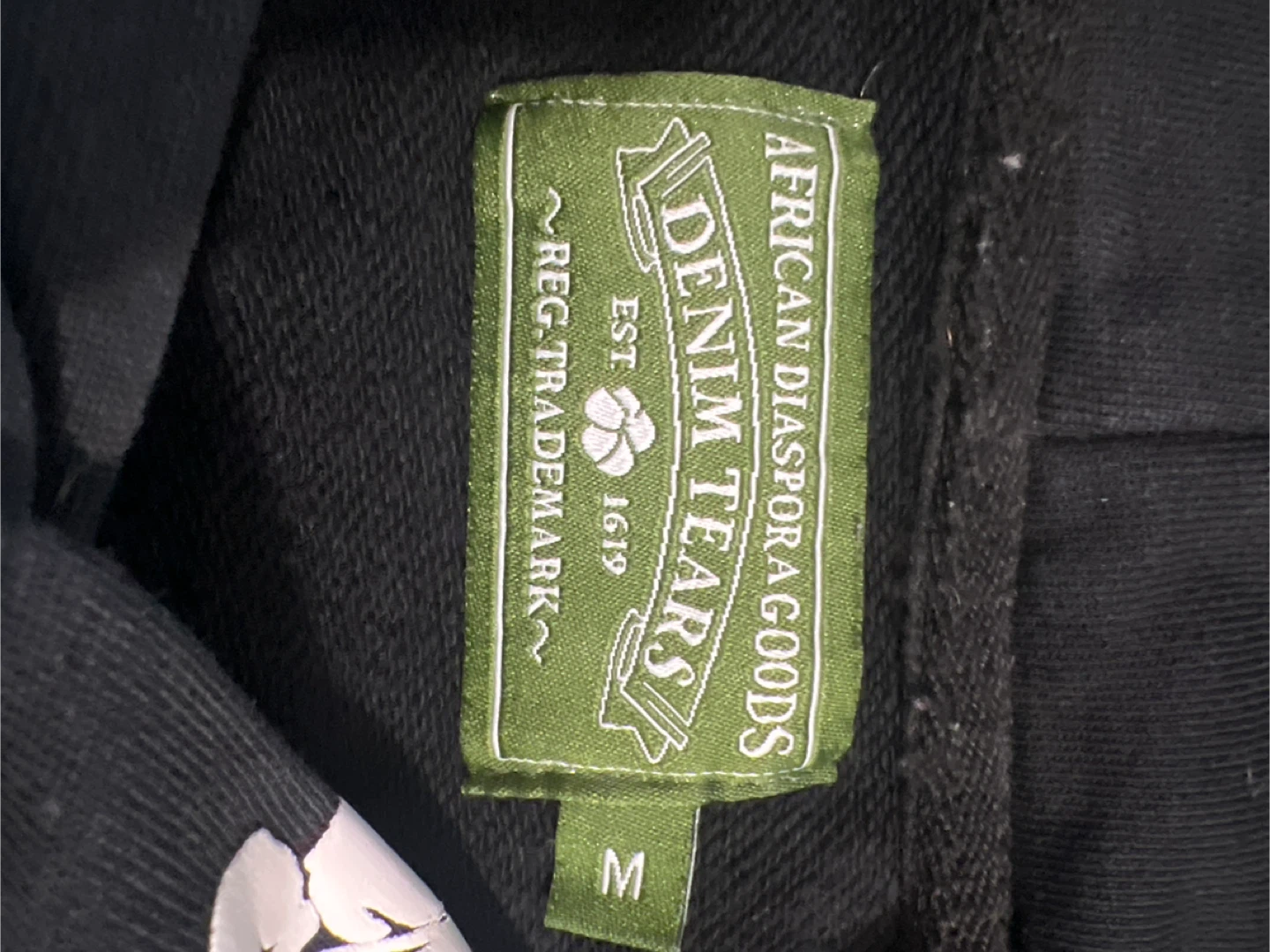 Denim Tears Black Hoodie - Size M - photo 5