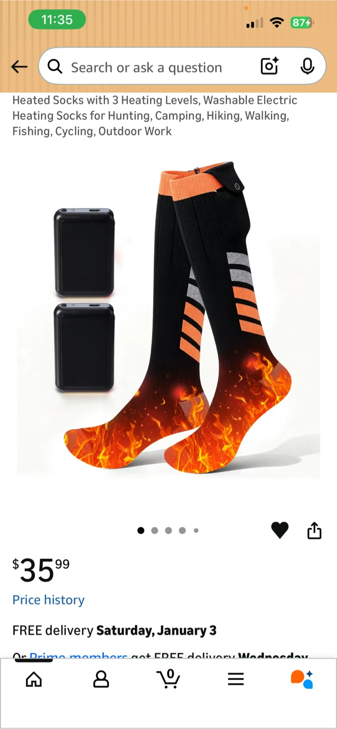 Heated Electric Socks with Power Banks