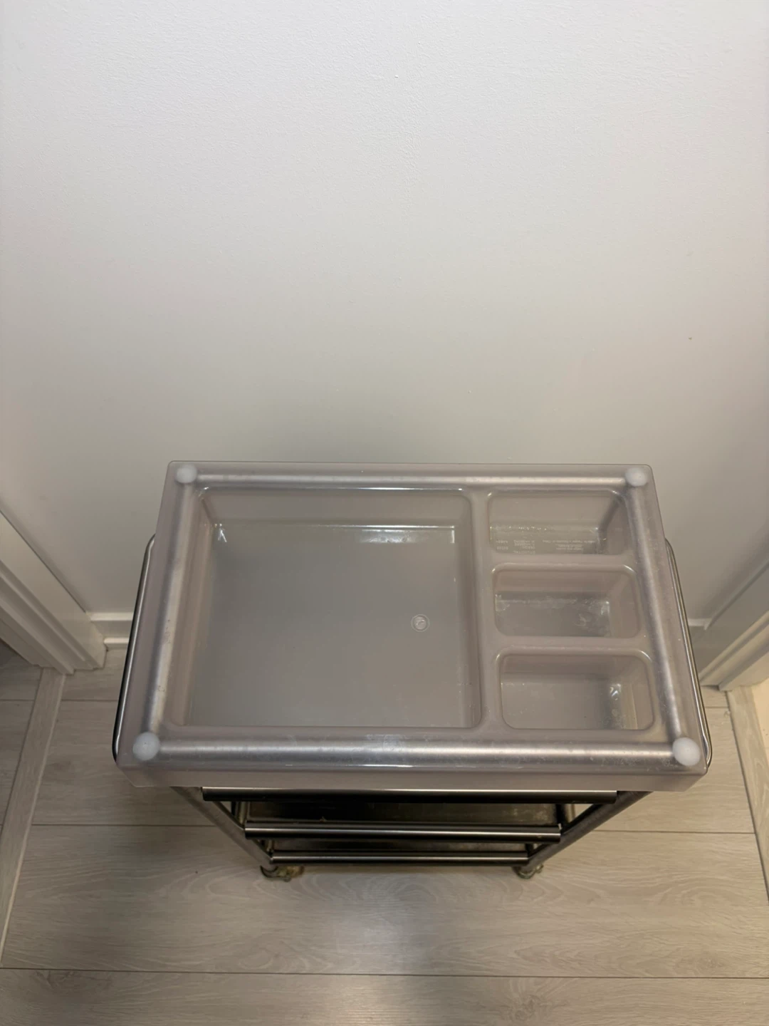 Vintage 2003 IKEA RACKEN Stainless Steel Cart - photo 2