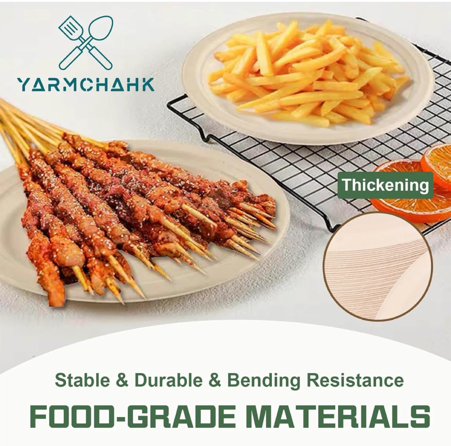 9 Inch Paper Plates - 125 Pack - photo 2