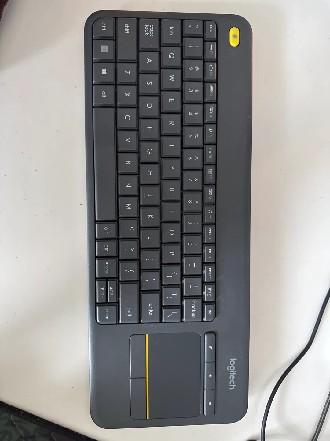 Logitech K400 Plus Wireless Touch Keyboard - photo 3