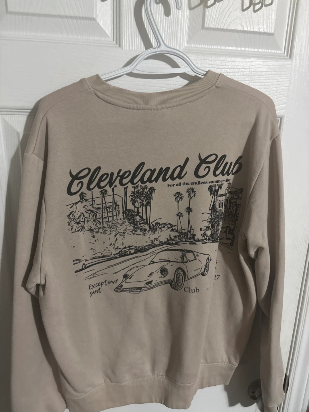 Cleveland Club Beige Sweatshirt - photo 2