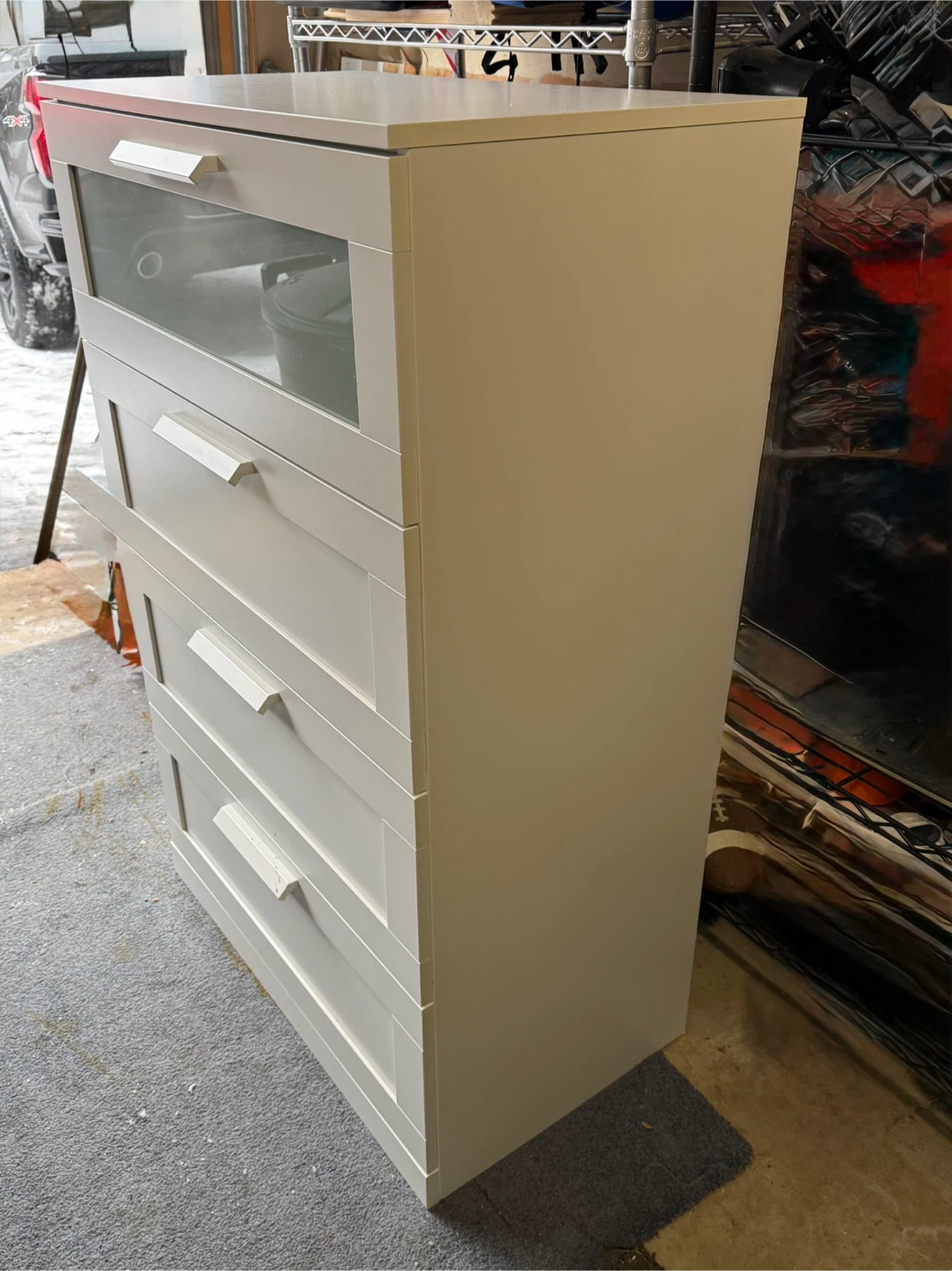 4 Drawer white IKEA dresser - photo 2