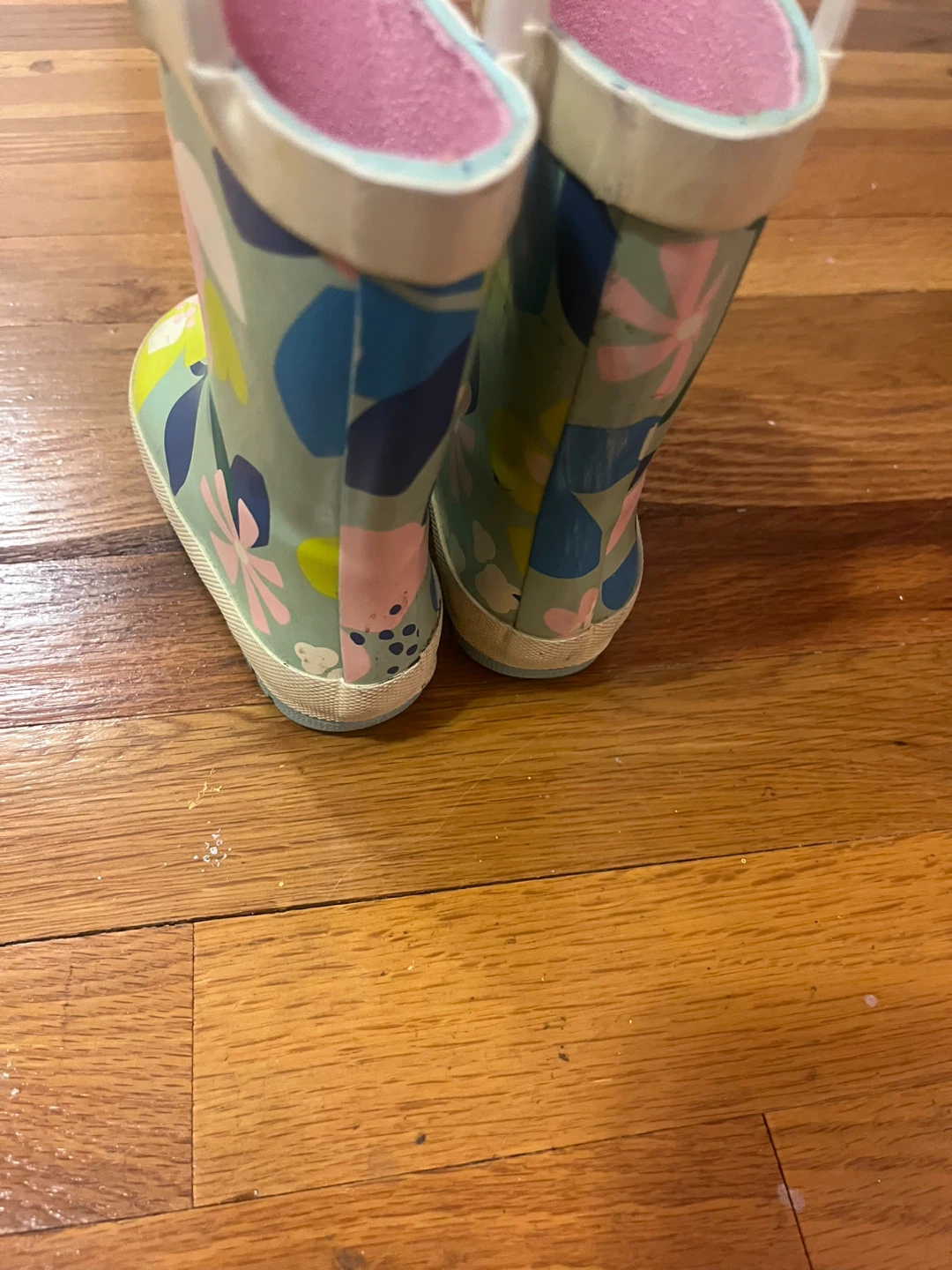 Floral Rain Boots - Toddler Size 6 - photo 2