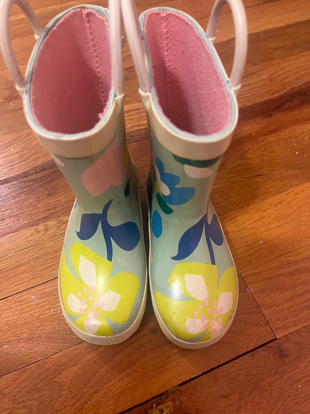 Floral Rain Boots - Toddler Size 6