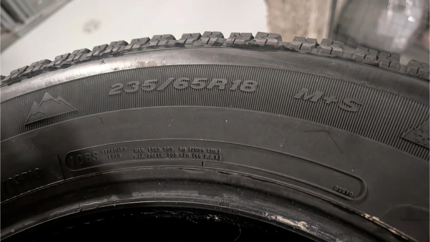 Total Terrain 235/65R18 Winter Tires - Set of 4 - photo 2