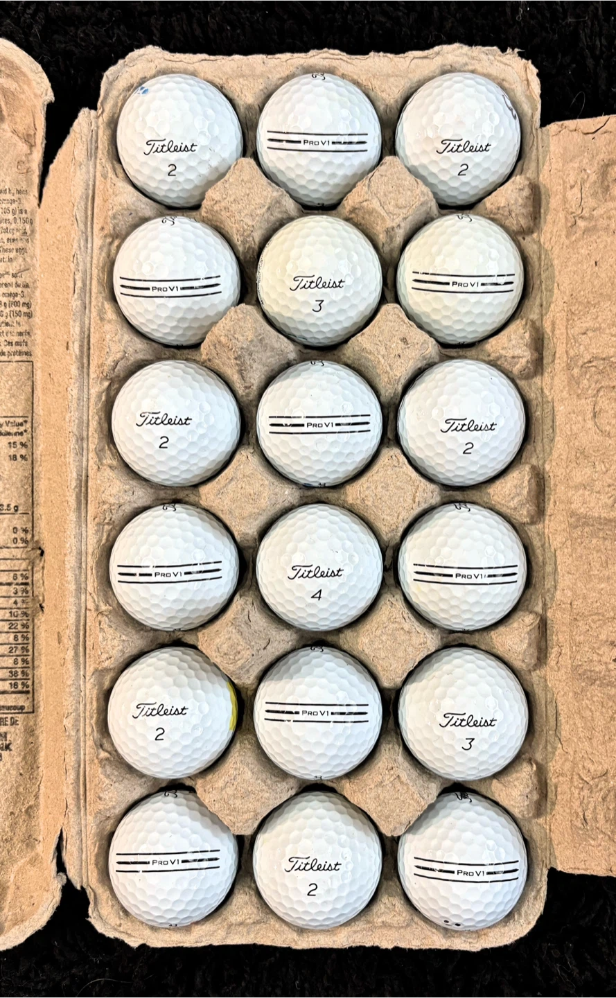 18 Titleist ProV1 Alignment Golf Balls - photo 2