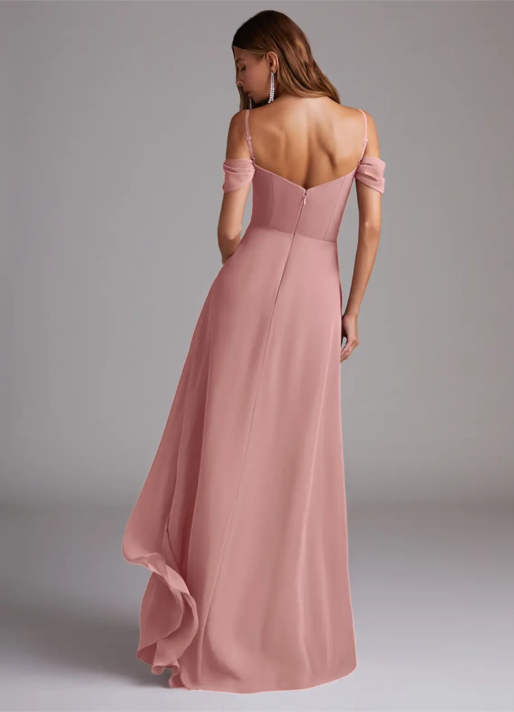 Azazie Bridesmaid Dress - Marley in Dusty Rose - photo 4