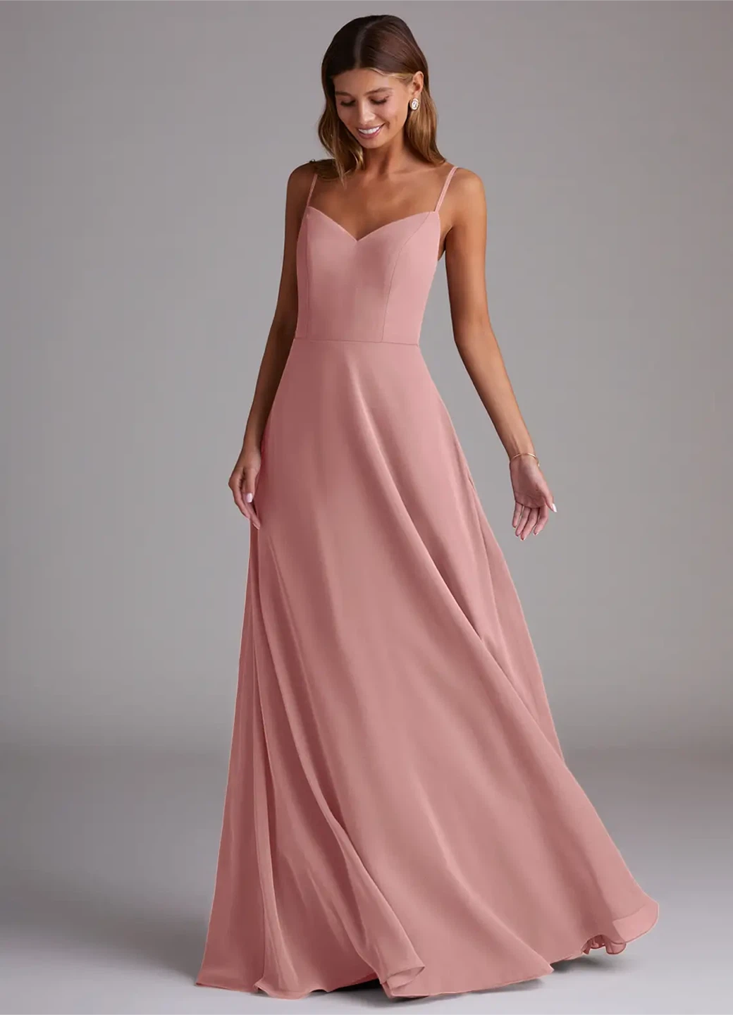 Azazie Bridesmaid Dress - Marley in Dusty Rose