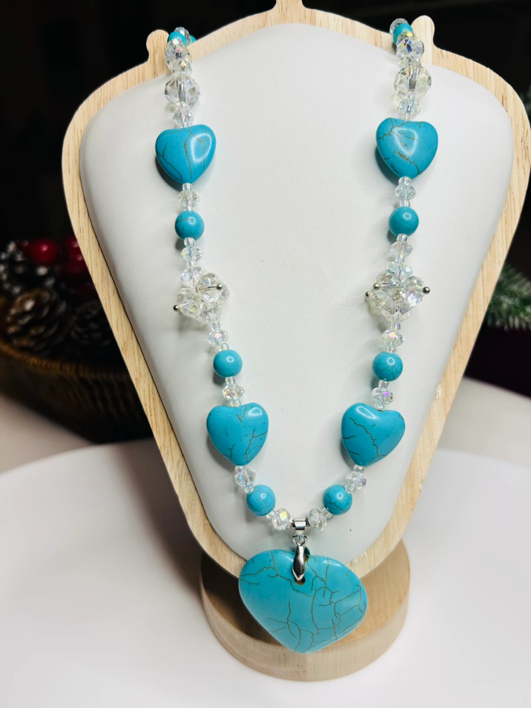 Turquoise Heart Necklace - photo 3