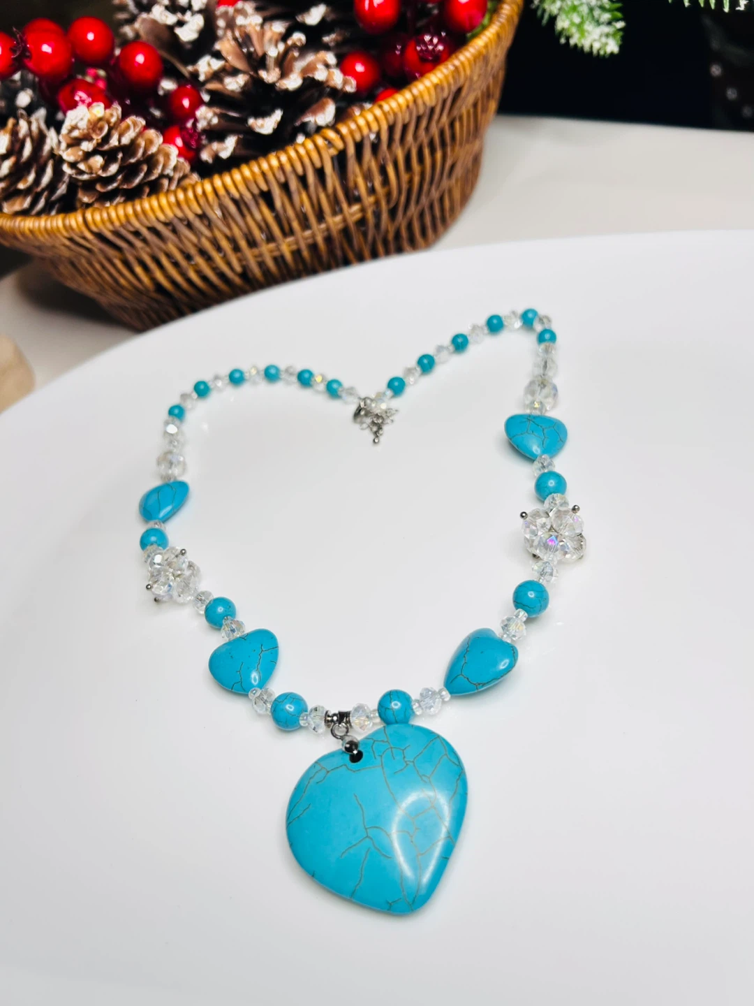 Turquoise Heart Necklace - photo 2