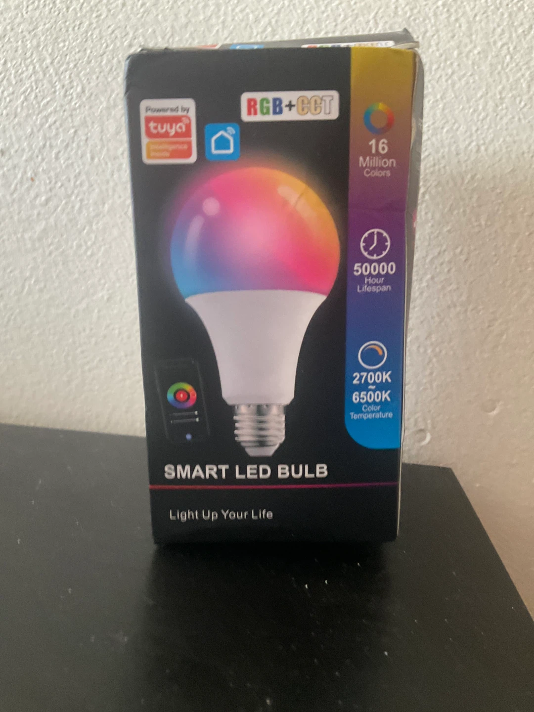 Smart LED Bulb - RGB+CCT, 16 Million Colors