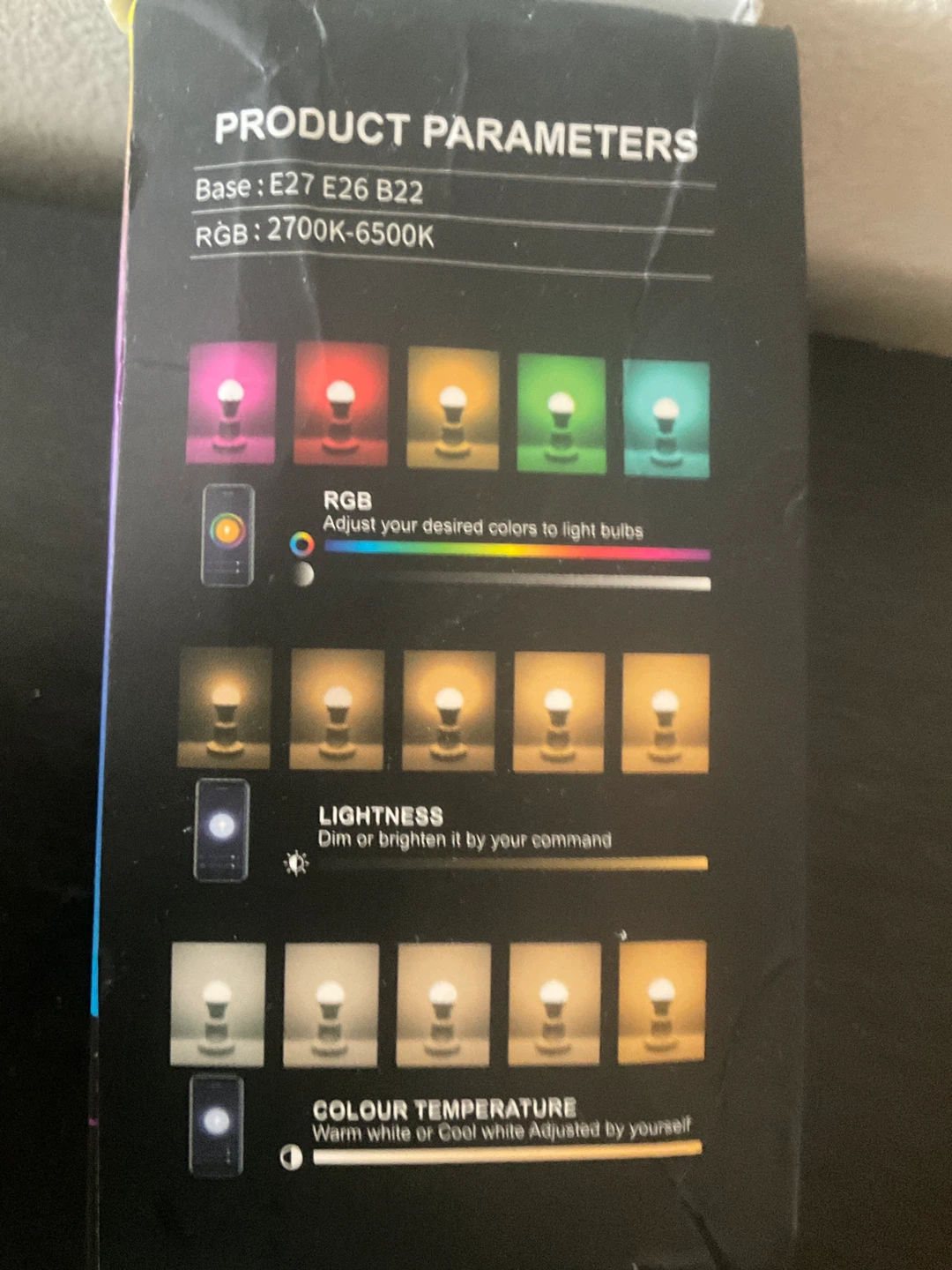 Smart LED Bulb - RGB+CCT, 16 Million Colors - photo 2