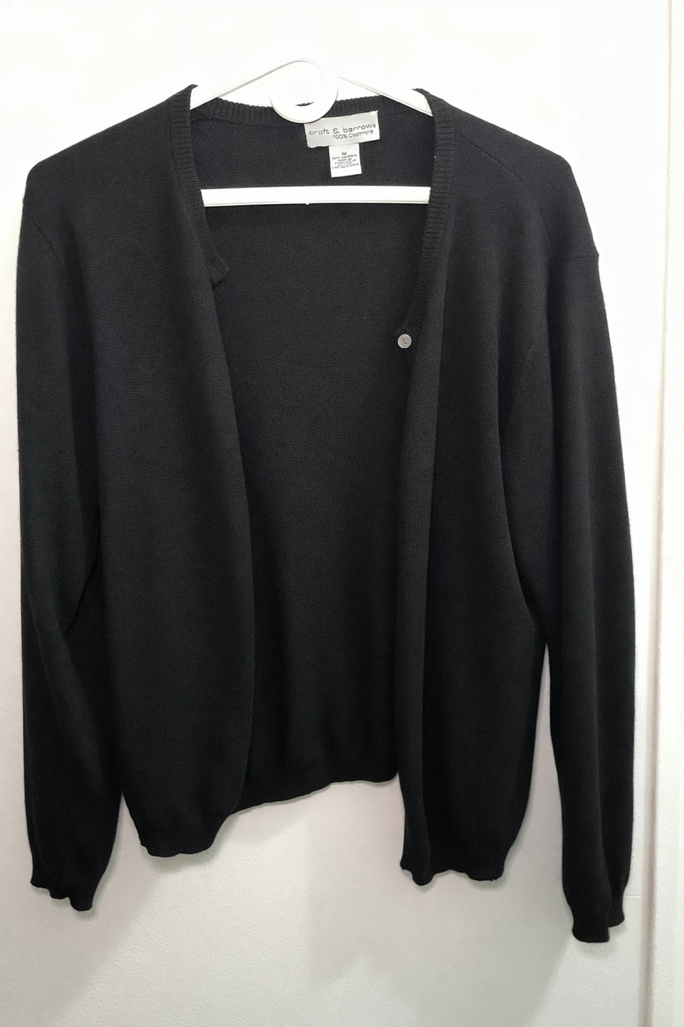 100% Cashmere Cardigan size Medium