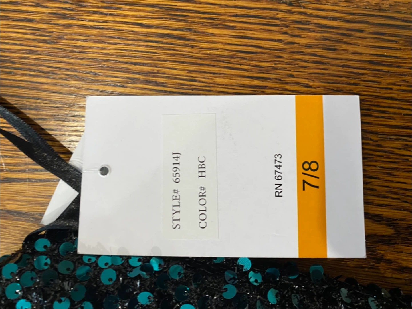 New emerald green  Sequin Gown - Size 7/8 - photo 5