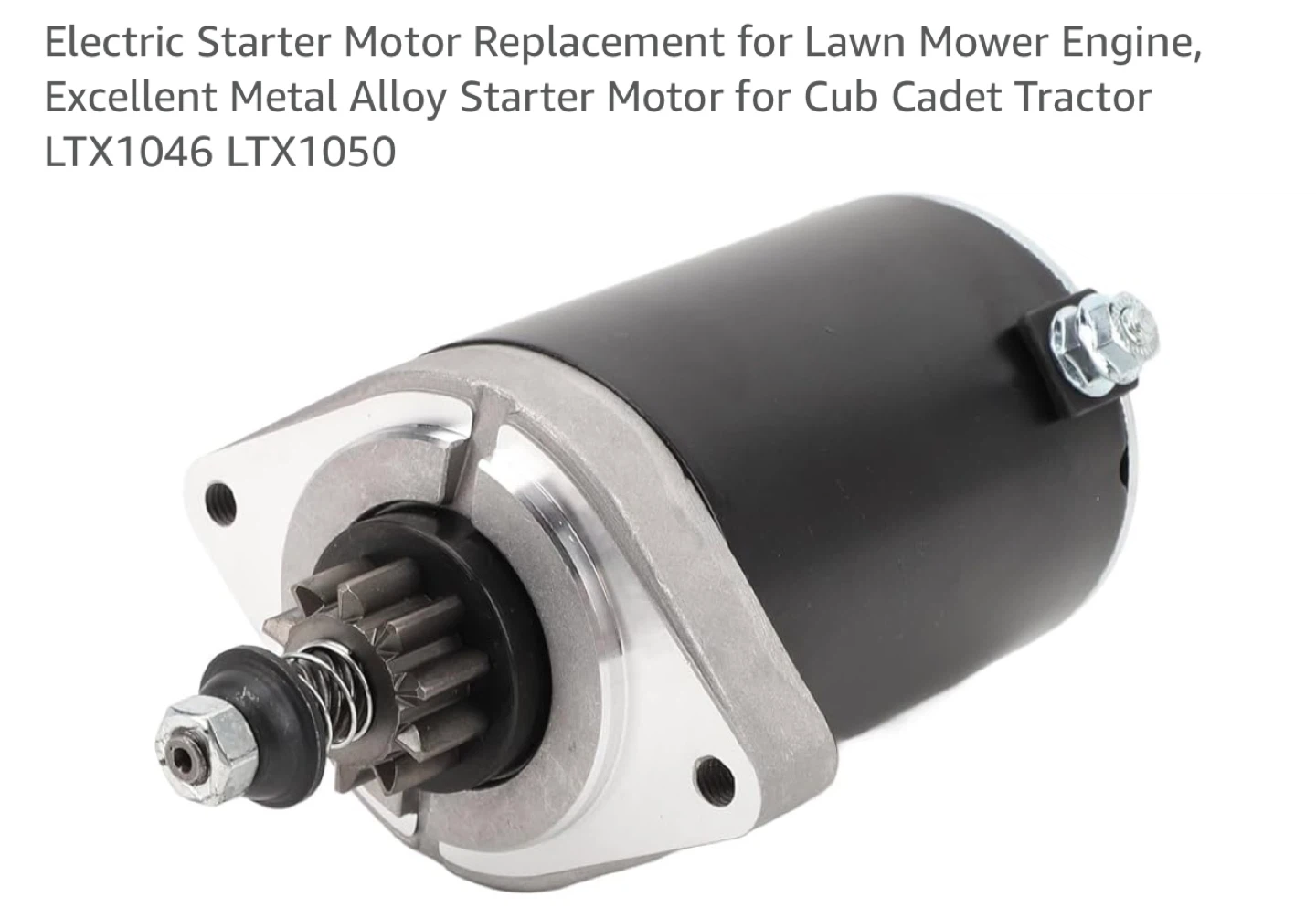Lawn Mower Engine Starter Motor Replacement