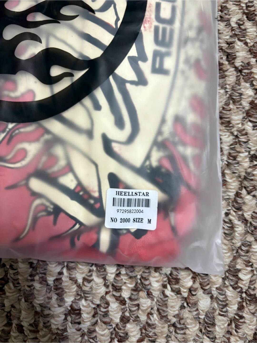 Heellstar Records Red Hoodie - Size M - photo 5