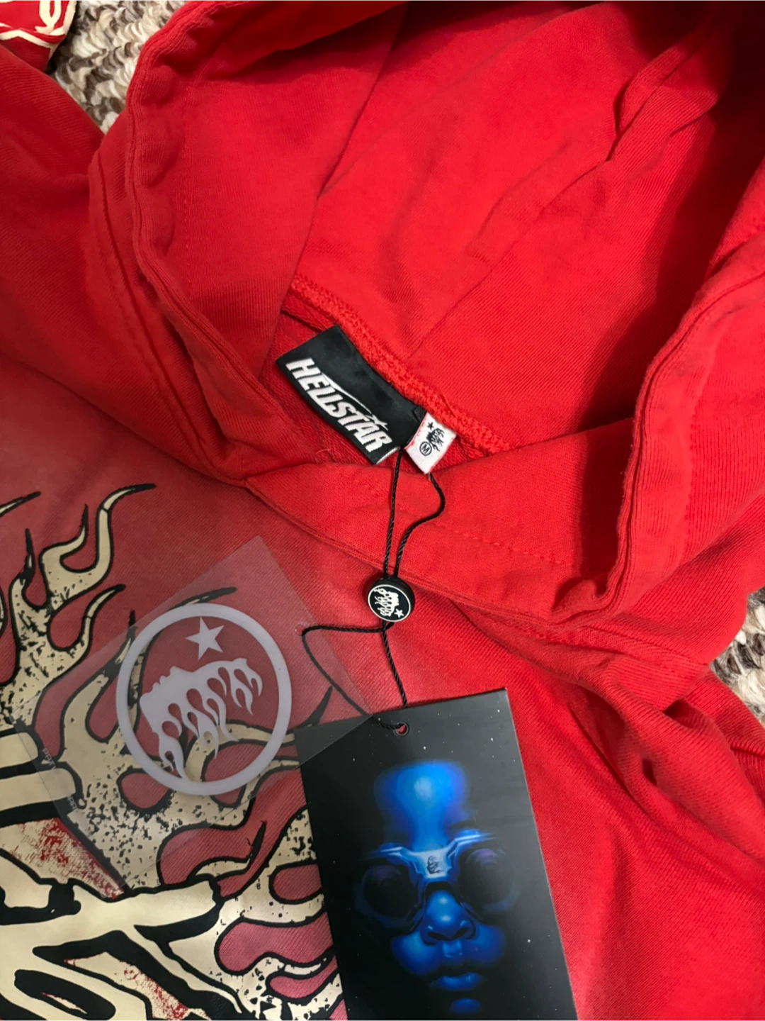 Heellstar Records Red Hoodie - Size M - photo 3