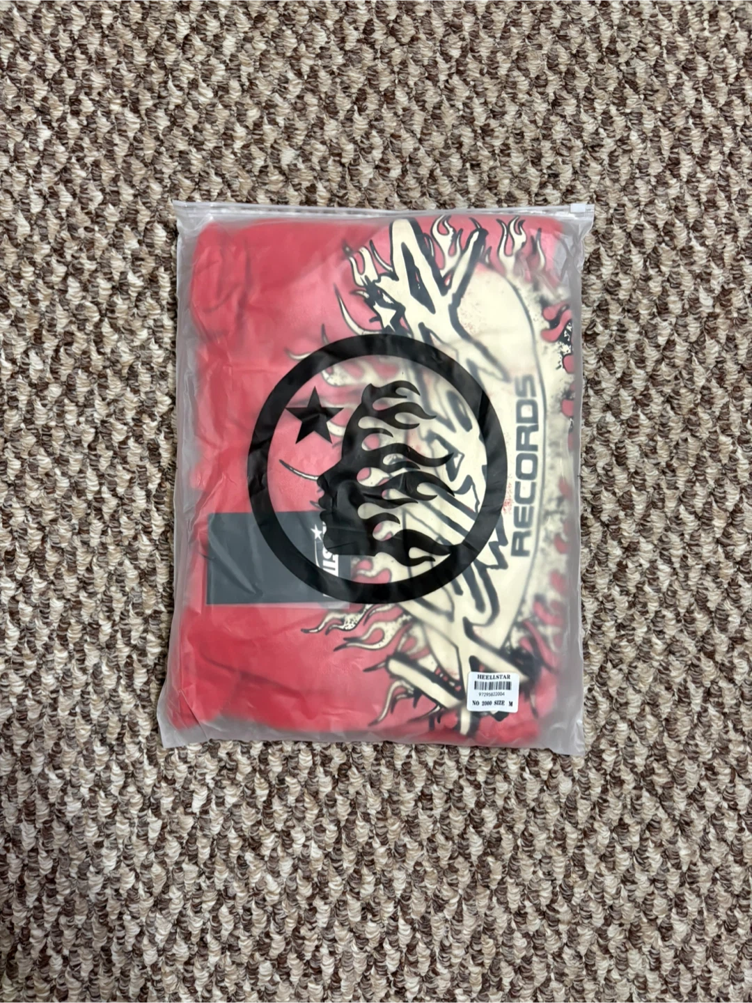 Heellstar Records Red Hoodie - Size M - photo 4