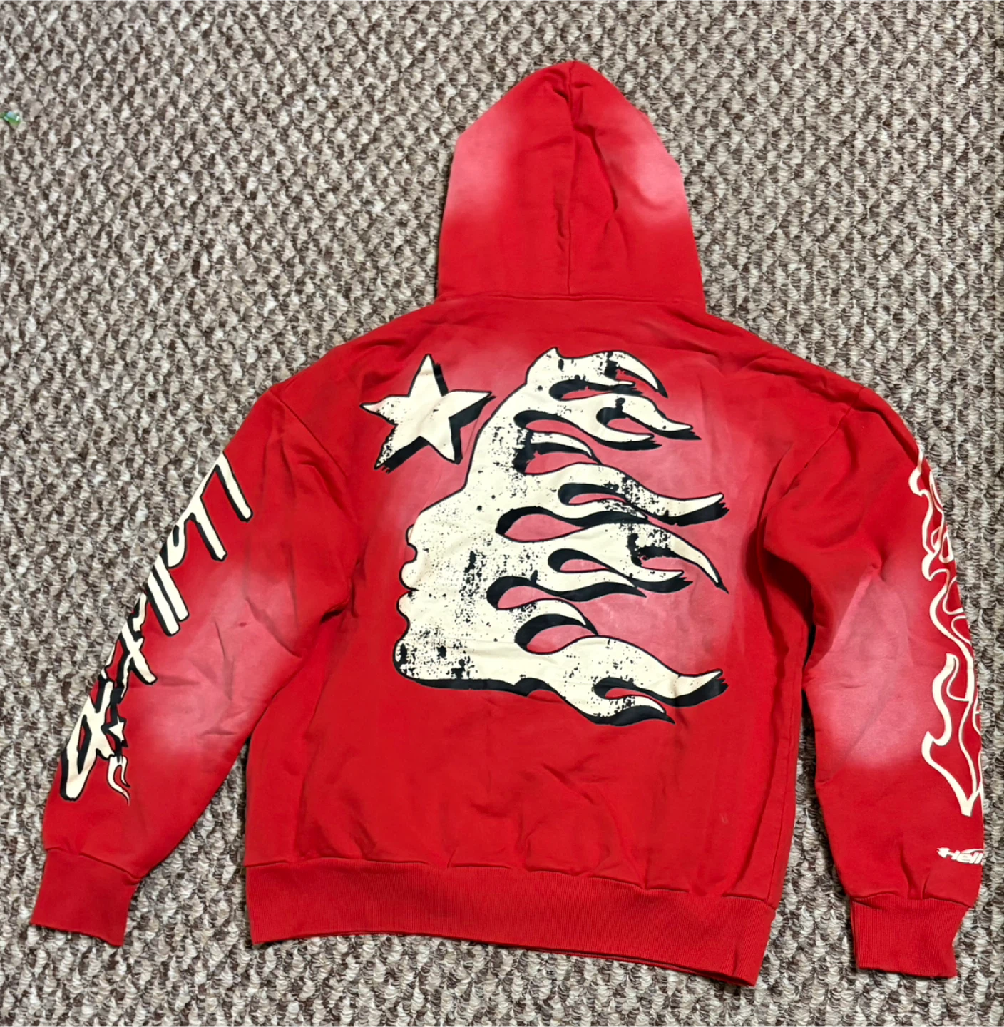 Heellstar Records Red Hoodie - Size M - photo 2
