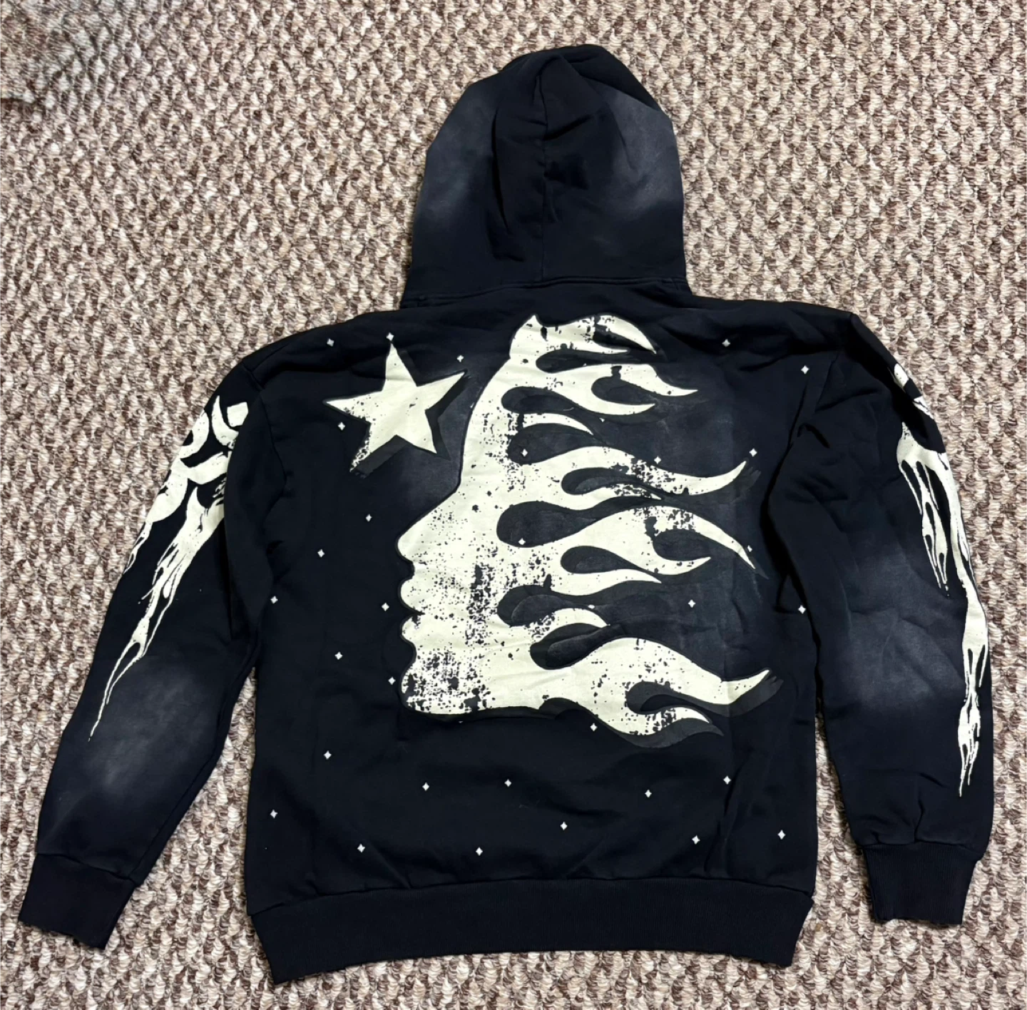 HELLSTAR Path to Paradise Black Hoodie - Size M