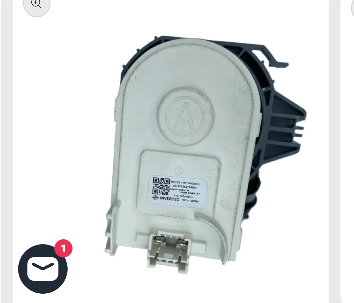 Whirlpool Dishwasher Circulation Pump Motor Assembly - photo 2