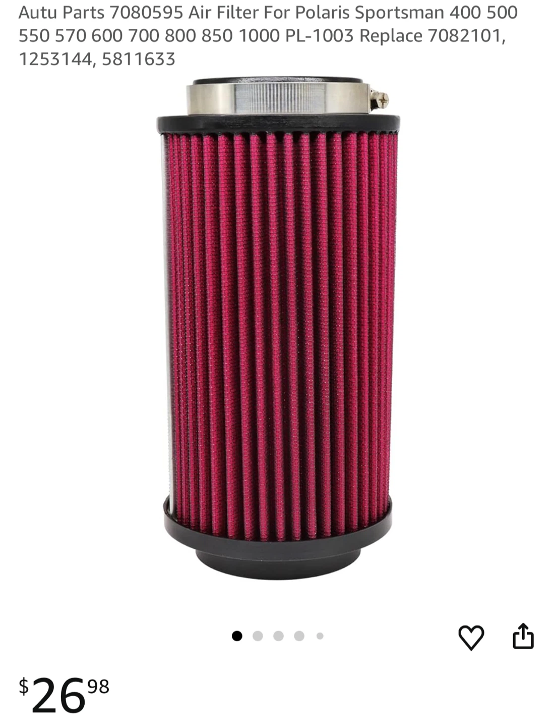Autu Parts Air Filter Polaris Sportsman