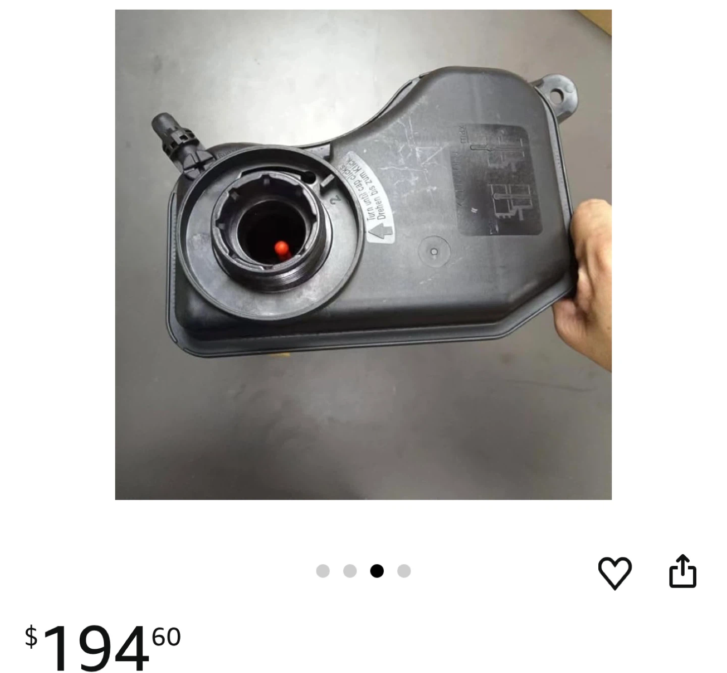 BMW Coolant Expansion Tank 17137640514