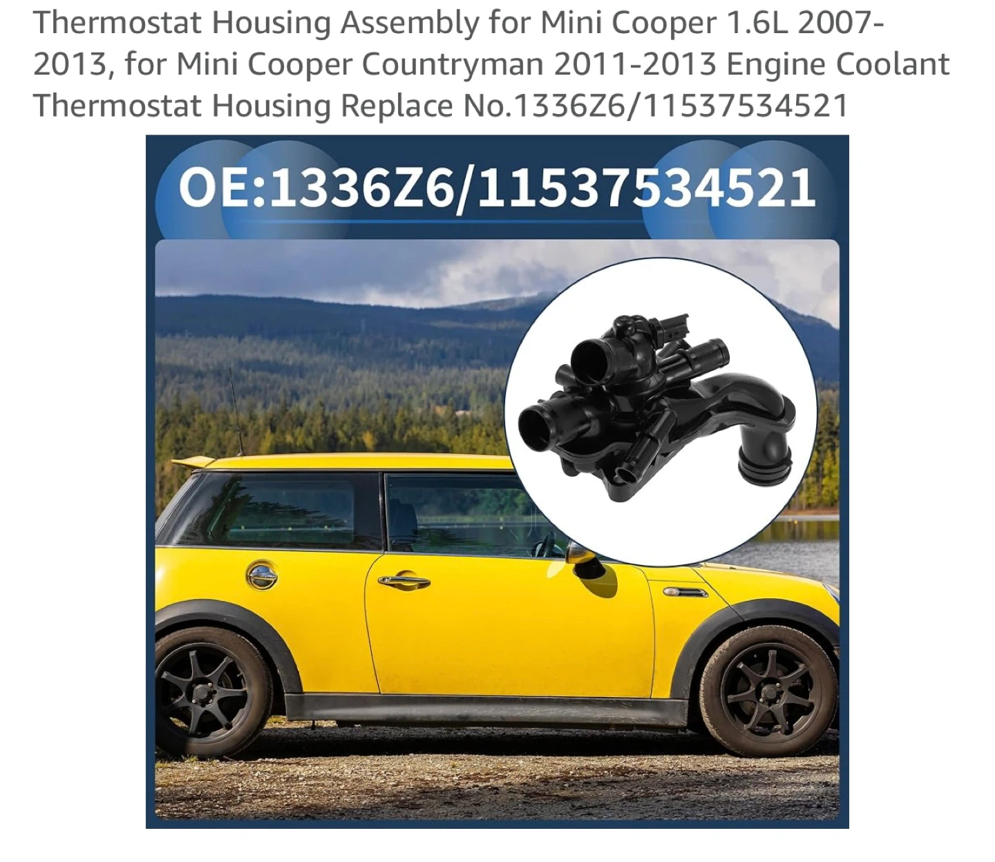 Mini Cooper Thermostat Housing Assembly - photo 4