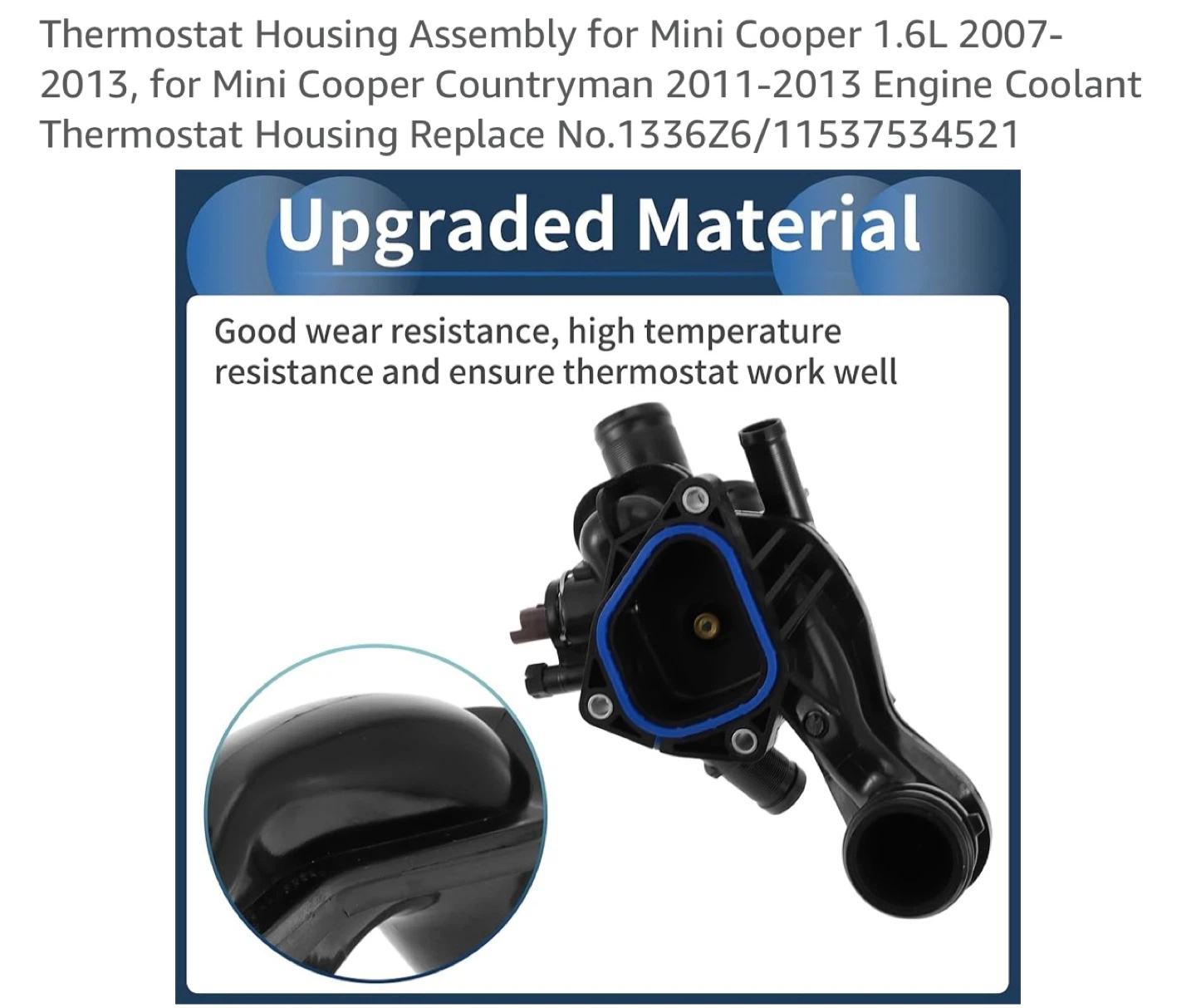 Mini Cooper Thermostat Housing Assembly - photo 5